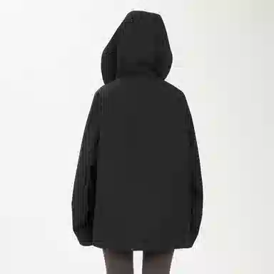 鸭鸭 轻薄鹅绒户外登山短款连帽外套休闲经典百搭运动防寒保暖工装羽绒服 男女同款