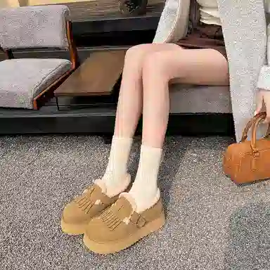 牛反绒 保暖 复古时尚舒适百搭潮流鞋款 雪地靴 女款