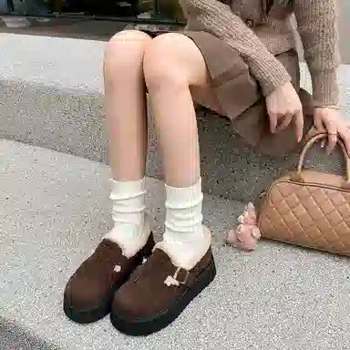 牛反绒 保暖 复古时尚舒适百搭潮流鞋款 雪地靴 女款