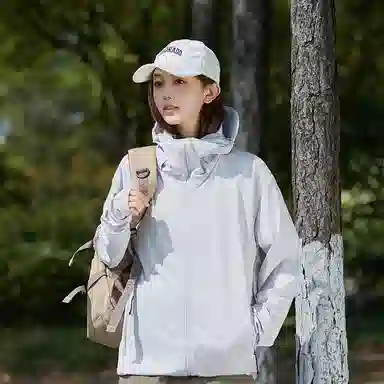 户外旅游钓鱼必备轻薄连帽百搭外套防晒服 男女同款