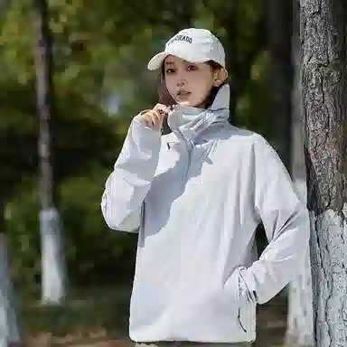 户外旅游钓鱼必备轻薄连帽百搭外套防晒服 男女同款
