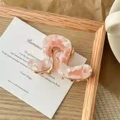 蒙妮 高级感简约几何 醋酸 发夹 女款