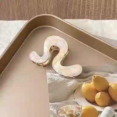 蒙妮 高级感简约几何 醋酸 发夹 女款