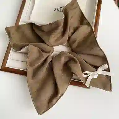 蒙妮 小清新蝴蝶结 布艺 头绳 女款