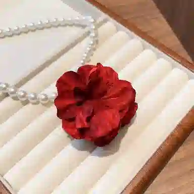 蒙妮 超仙森系花朵抓夹 亚克力 发夹 女款