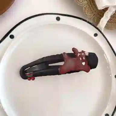 蒙妮 可爱卡通小狗大号高级感时尚 亚克力 发夹 女款