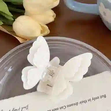 蒙妮 超仙炫彩蝴蝶 亚克力 发夹 女款