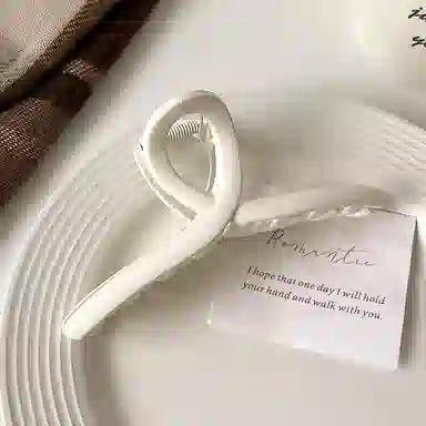 蒙妮 高级感雾面磨砂抓夹 亚克力 发夹 男女同款情侣款