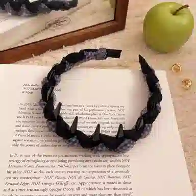 蒙妮 洋气时尚高颅顶 布艺 发箍 女款