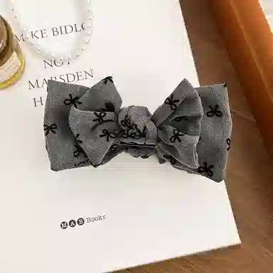 蒙妮 格蕾系蝴蝶结 亚克力 发夹 女款