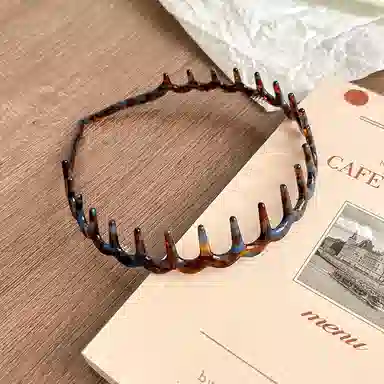 蒙妮 复古升级大波浪 醋酸纤维 发箍 女款