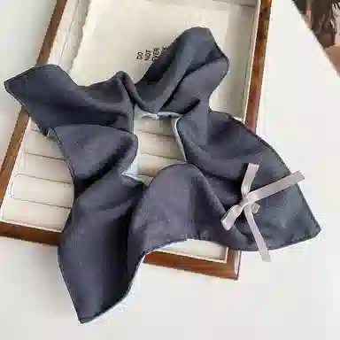 蒙妮 小清新蝴蝶结 布艺 头绳 女款