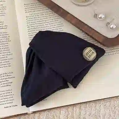 蒙妮 复古缎面 布艺 发夹 女款