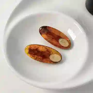 蒙妮 高级感气质醋酸金标鸭嘴夹 树脂/合金 发夹 女款