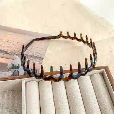 蒙妮 复古升级大波浪 醋酸纤维 发箍 女款