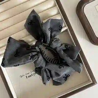 蒙妮 格蕾系蝴蝶结 亚克力 发夹 女款