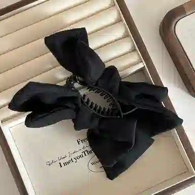 蒙妮 格蕾系蝴蝶结 亚克力 发夹 女款