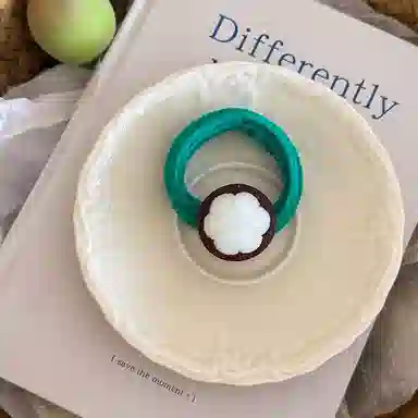 蒙妮 可爱水果橡皮筋头绳 树脂 发绳 男女同款情侣款