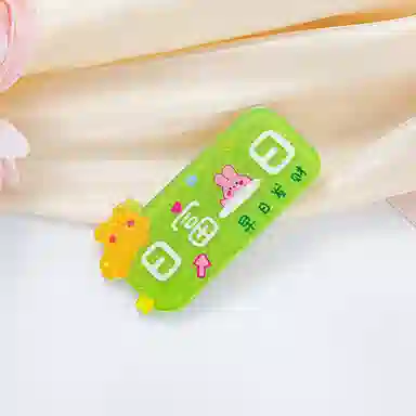 蒙妮 趣味卡通文字鸭嘴夹 亚克力 发夹 女款