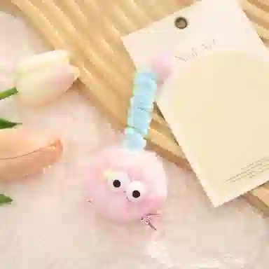 蒙妮 卡通小煤球趣味 毛绒 发夹 女款