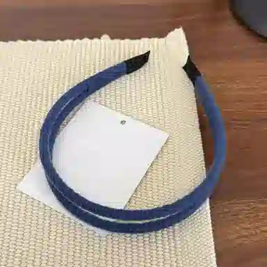 蒙妮 复古港风双股高颅顶 树脂/毛线 发箍 女款