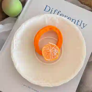 蒙妮 可爱水果橡皮筋头绳 树脂 发绳 男女同款情侣款