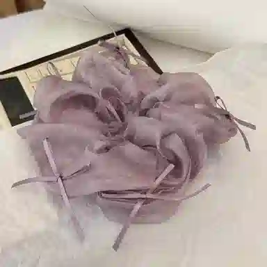 蒙妮 法式芭蕾风大肠 布料 发圈 女款