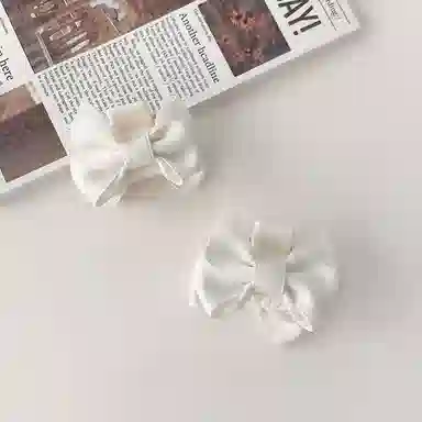 蒙妮 在逃公主蝴蝶结 布料 发夹 男女同款情侣款