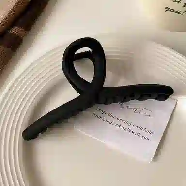 蒙妮 高级感雾面磨砂抓夹 亚克力 发夹 男女同款情侣款