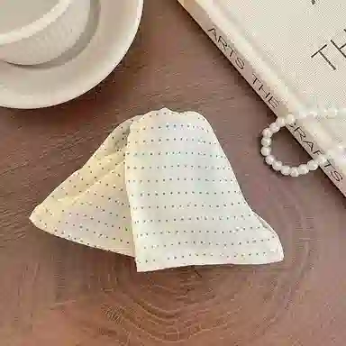 蒙妮 法式赫本风波点气质三角抓夹 亚克力 发夹 女款