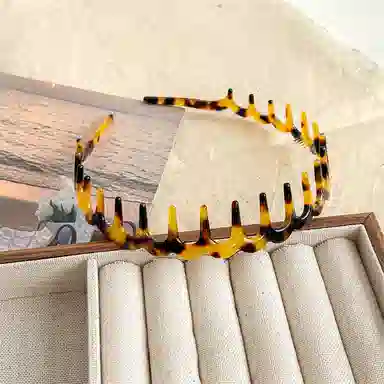 蒙妮 复古升级大波浪 醋酸纤维 发箍 女款