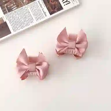 蒙妮 在逃公主蝴蝶结 布料 发夹 男女同款情侣款