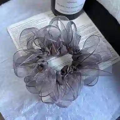 蒙妮 蝴蝶结发绳日常百搭简约#好运 欧根纱 发圈 女款