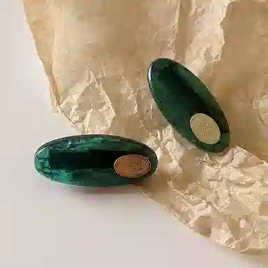 蒙妮 高级感气质醋酸金标鸭嘴夹 树脂/合金 发夹 女款