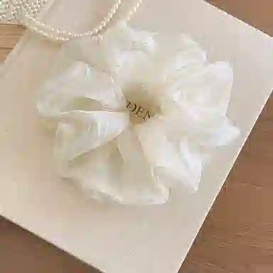 蒙妮 森系超大大肠圈时尚百搭 网纱 发圈 女款