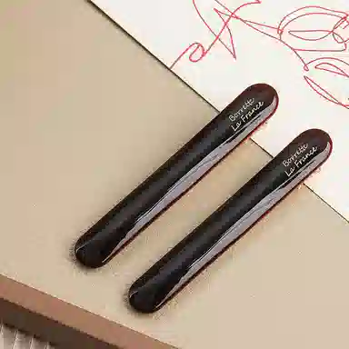 蒙妮 法式复古金标小法棍 醋酸 发夹 女款