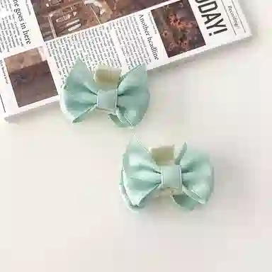 蒙妮 在逃公主蝴蝶结 布料 发夹 男女同款情侣款