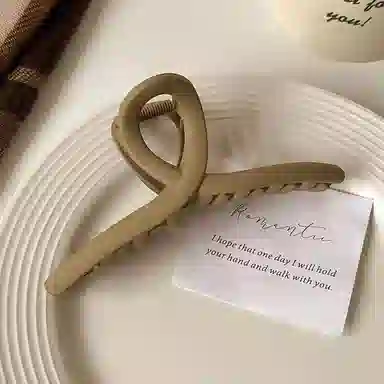 蒙妮 高级感雾面磨砂抓夹 亚克力 发夹 男女同款情侣款