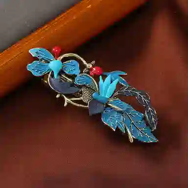 蒙妮 复古绝美优雅气质国风百搭 合金 发夹 女款