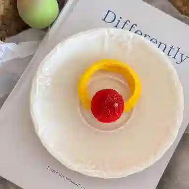 蒙妮 可爱水果橡皮筋头绳 树脂 发绳 男女同款情侣款