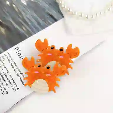 蒙妮 趣味卡通海洋生物抓夹 醋酸 发夹 女款