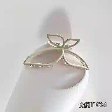 蒙妮 镂空金属蝴蝶 合金 发夹 男女同款情侣款