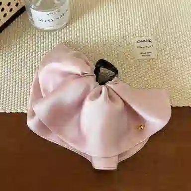 蒙妮 高级感气质双层缎面裙摆 树脂 发夹 女款