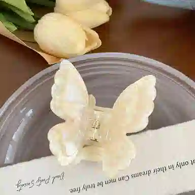 蒙妮 超仙炫彩蝴蝶 亚克力 发夹 女款