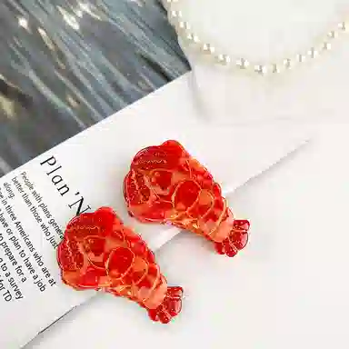 蒙妮 趣味卡通海洋生物抓夹 醋酸 发夹 女款