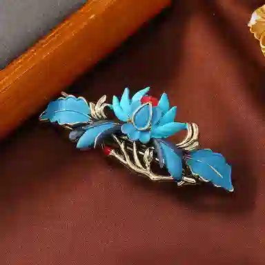 蒙妮 复古绝美优雅气质国风百搭 合金 发夹 女款