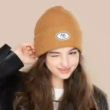 15 MINS Knit Letter Pullover Hat