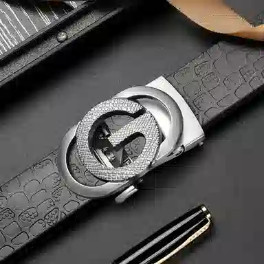 15 MINS Simple Belt Automatic Buckle Leather