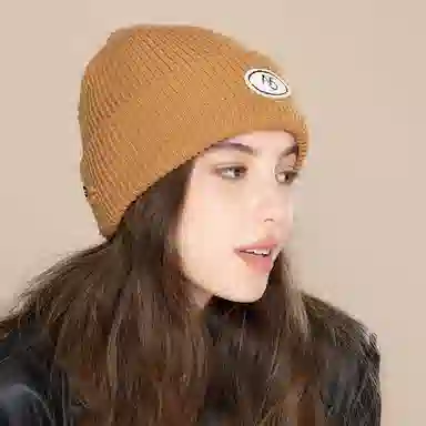 15 MINS Knit Letter Pullover Hat