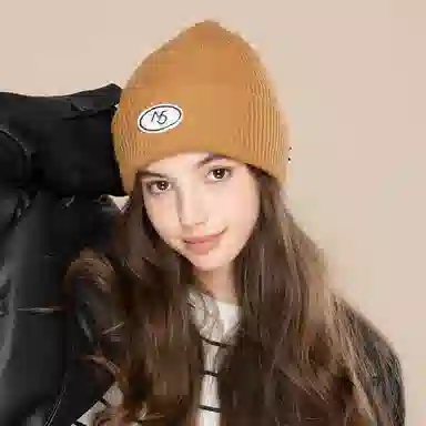 15 MINS Knit Letter Pullover Hat